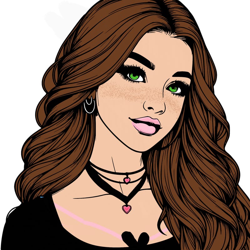 detailed realistic girl