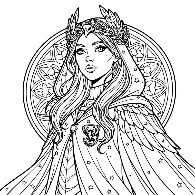 godess girl from hogwarts ravenclaw head to shoulders