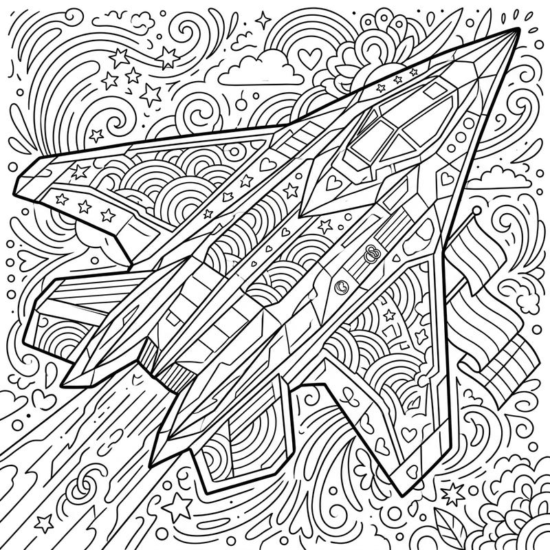 Experience the thrill of flight combined with a vibrant message of love and acceptance in this unique Stealth Craft Pride Month coloring page. Unleash your creativity as you bring this powerful symbol of diversity to life with your favorite colors.
