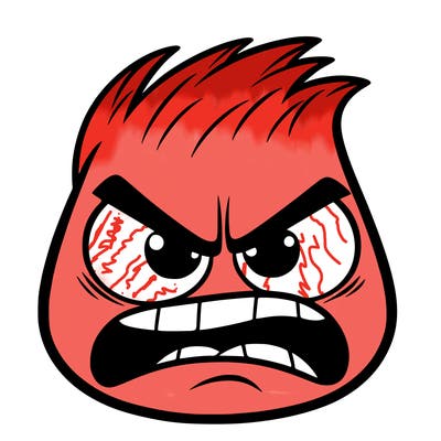 anger from inside out anger's face