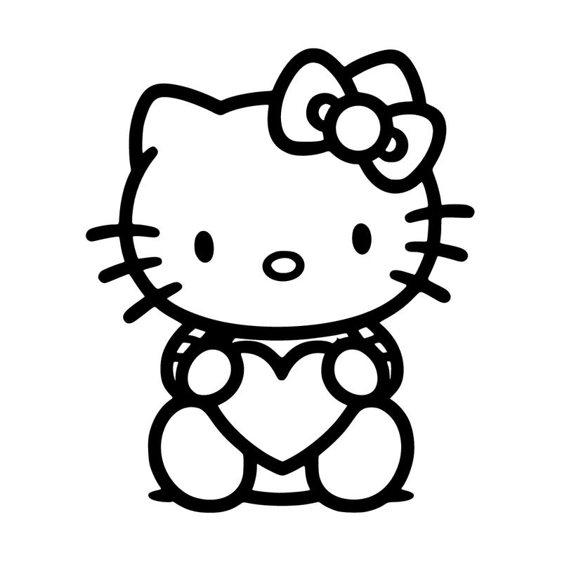hello kitty with heart