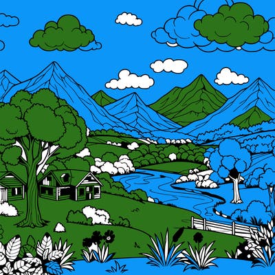 beautiful real landscape