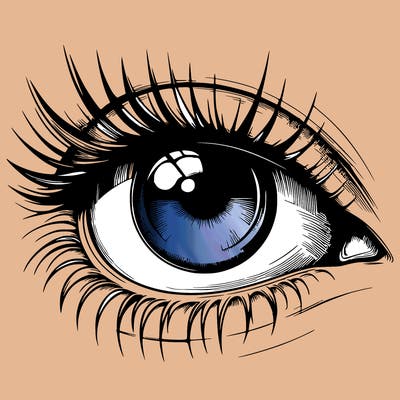 realistic eye