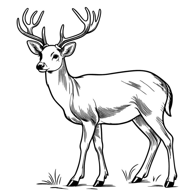 realistic deer