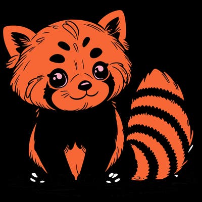 red panda
