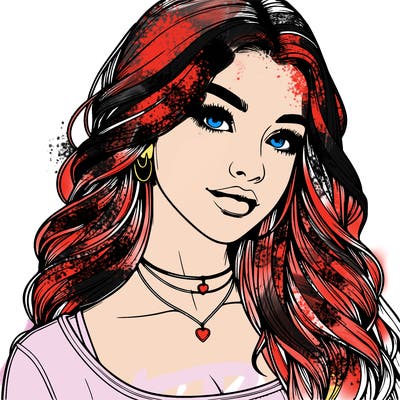 detailed realistic girl