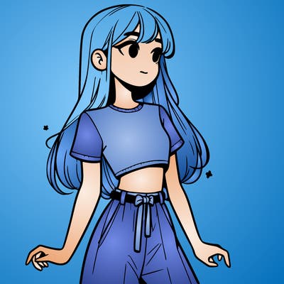 girl in a cute crop top