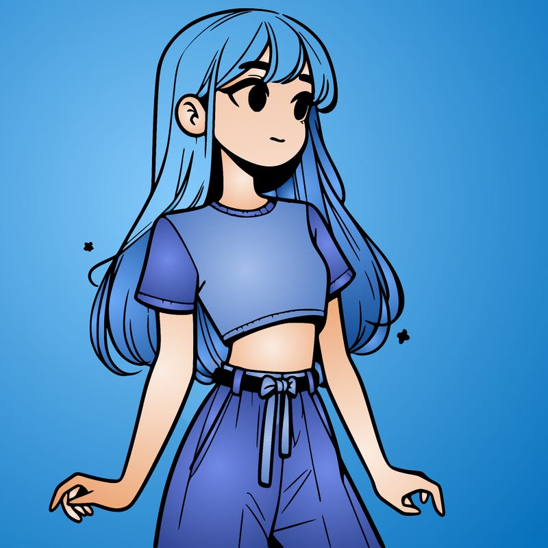 girl in a cute crop top