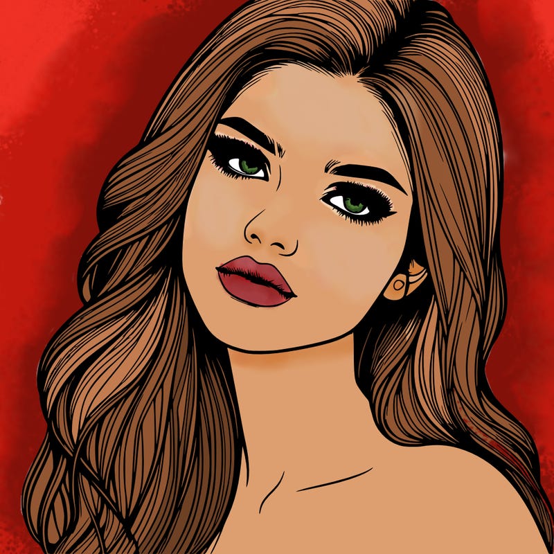 realistic girl model beautiful