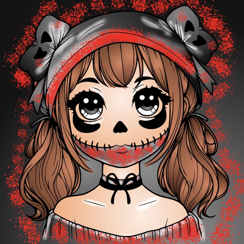 realistic girl halloween