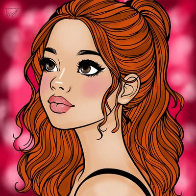 beautiful realistic girl