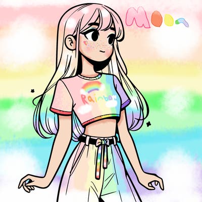 girl in a cute crop top