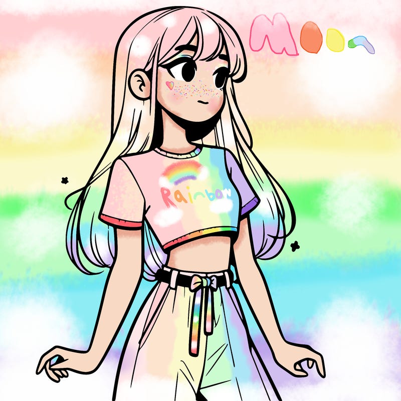 girl in a cute crop top