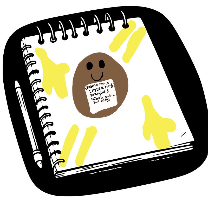 a blank sketch pad