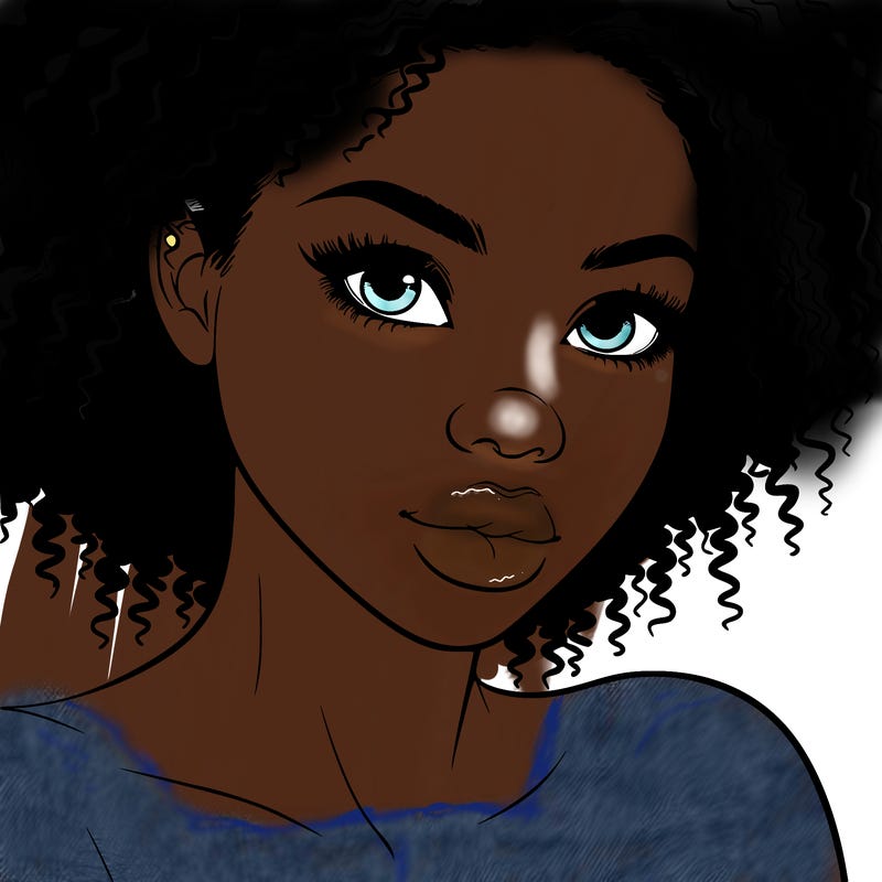 realistic black girl