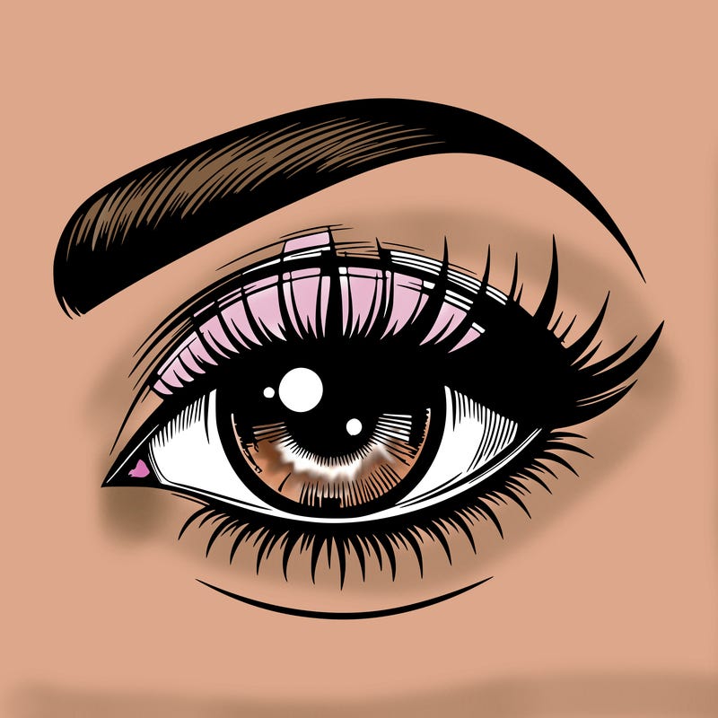 realistic eye for makeup