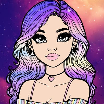 realistic pretty girl