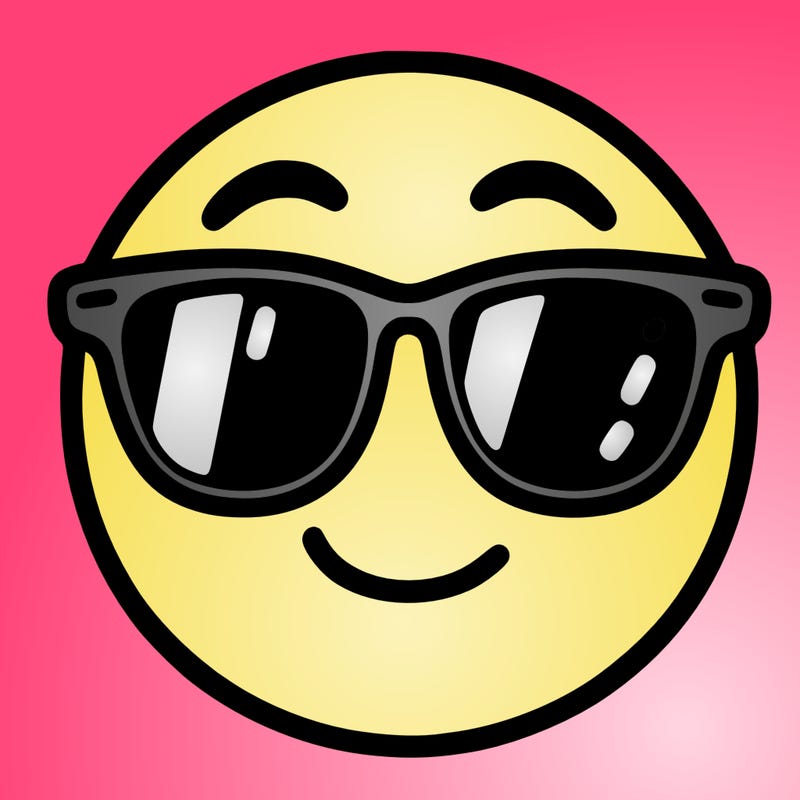 emoji with sunglasses