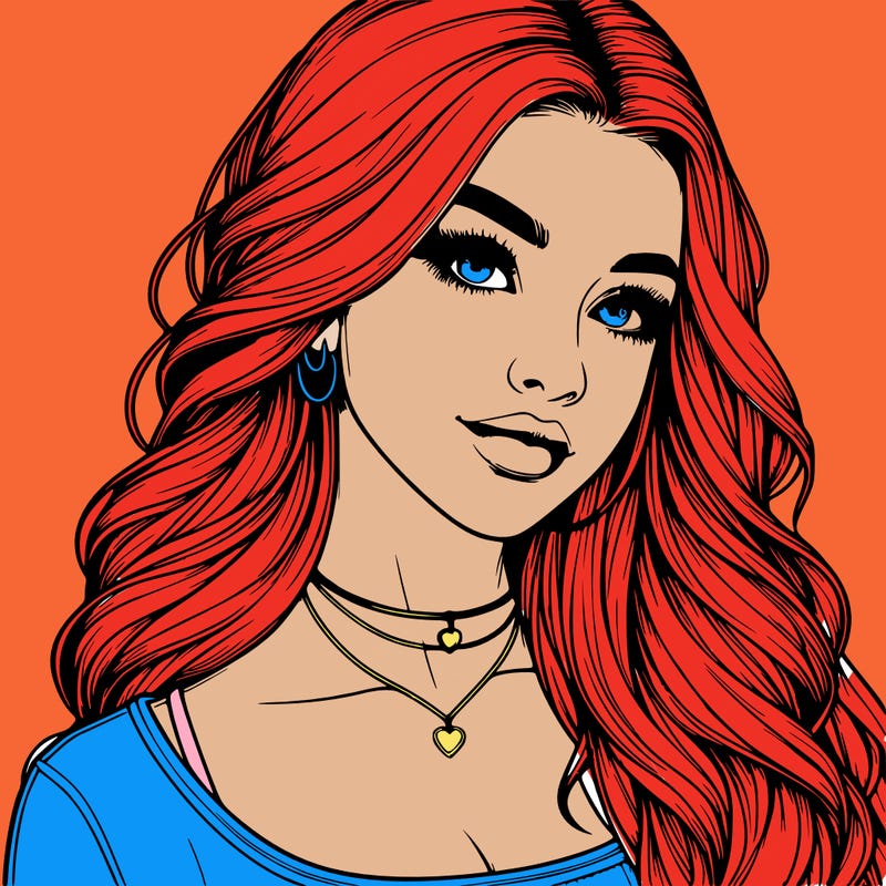 detailed realistic girl