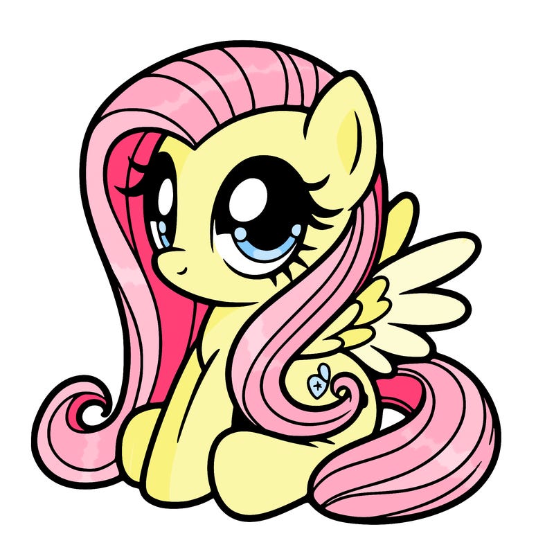 fluttershy muy little pony