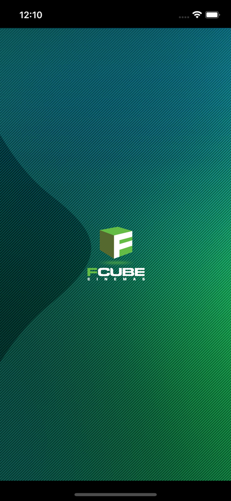 FCube Cinemas - FCube Cinemas mobile app splash screen with logo