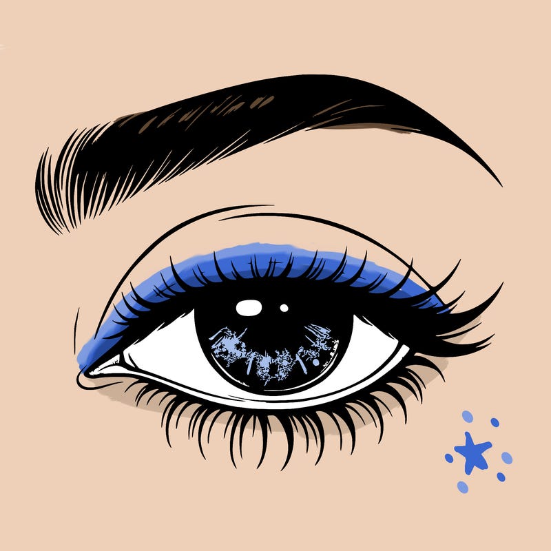 eye closed realistic