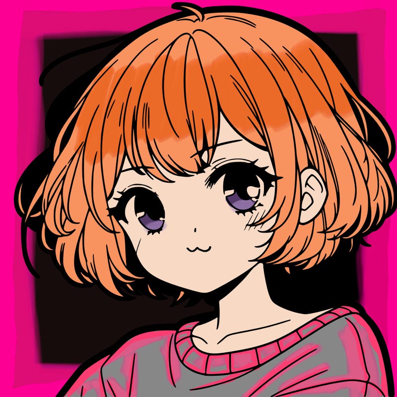cool anime girl with short hair