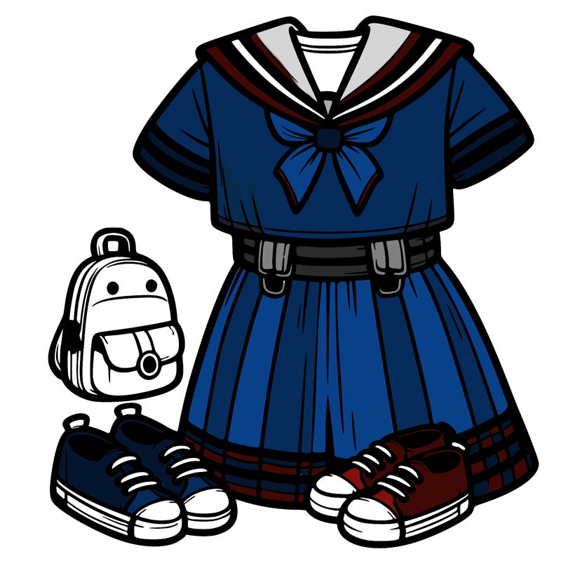 first day of school *sailor outfit*
