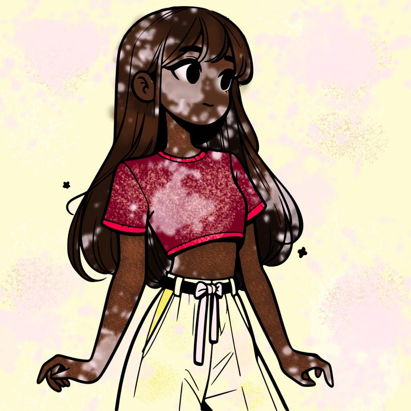 girl in a cute crop top