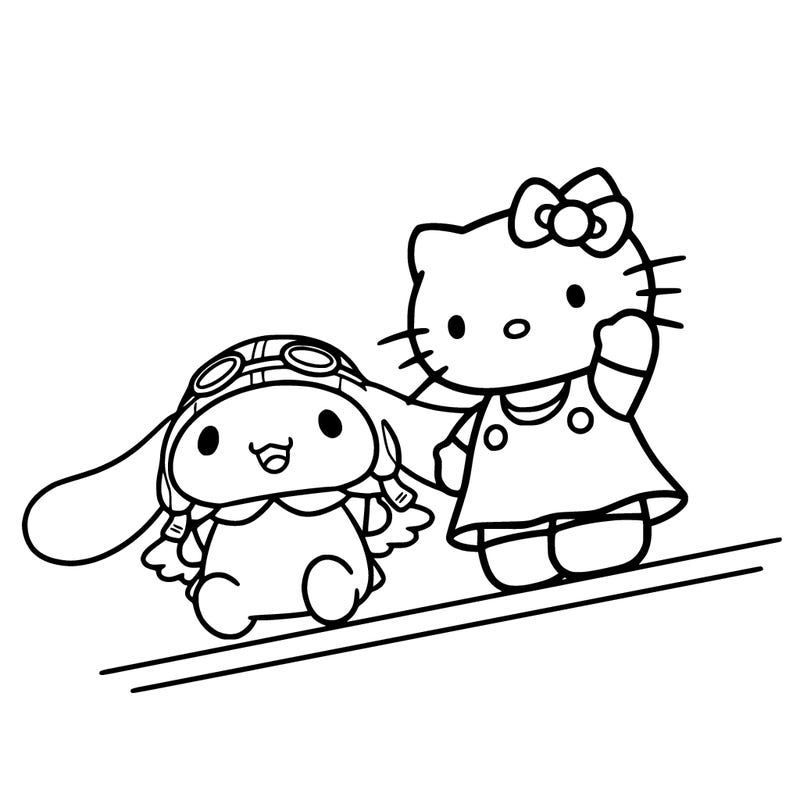cinnamoroll and hello kitty
