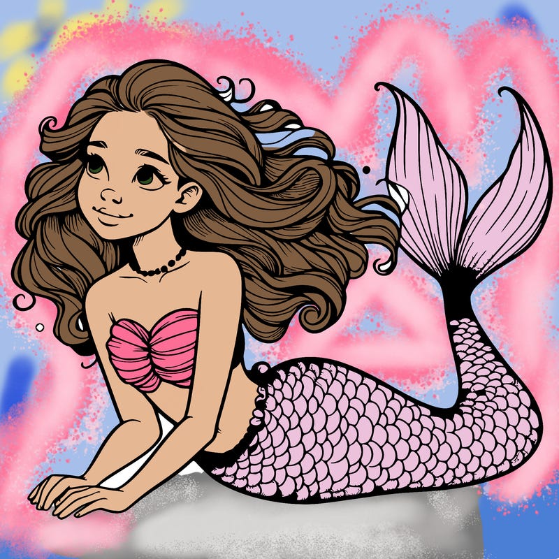 a realistic mermaid