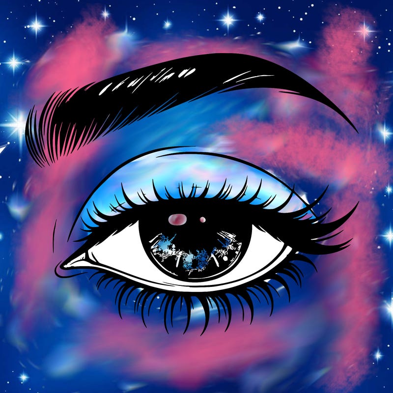 eye closed realistic