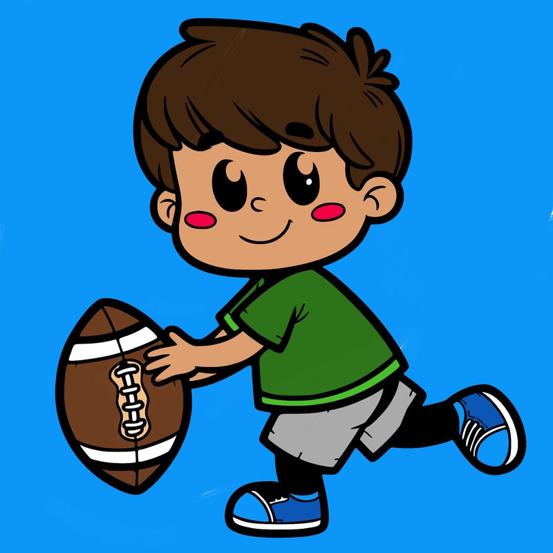 boy with a football