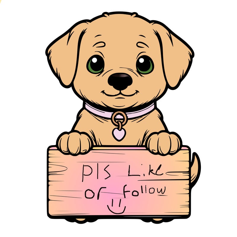 realistic puppy holding sign