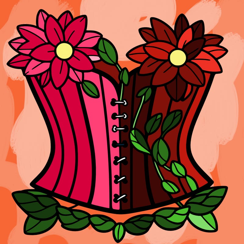 flower corset