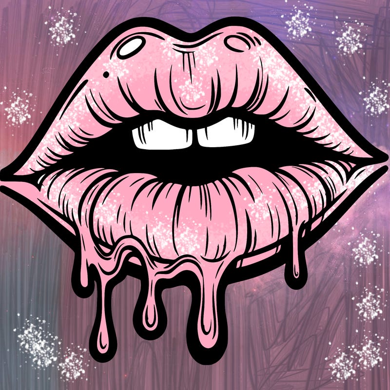 lips that look realistic and drip