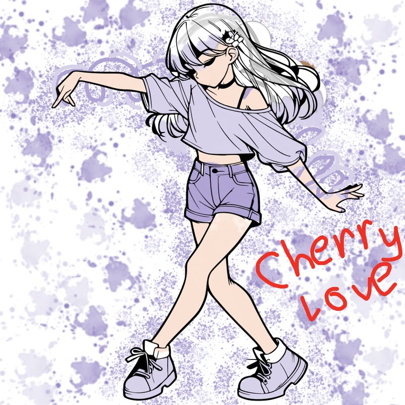 realistic girl danceing