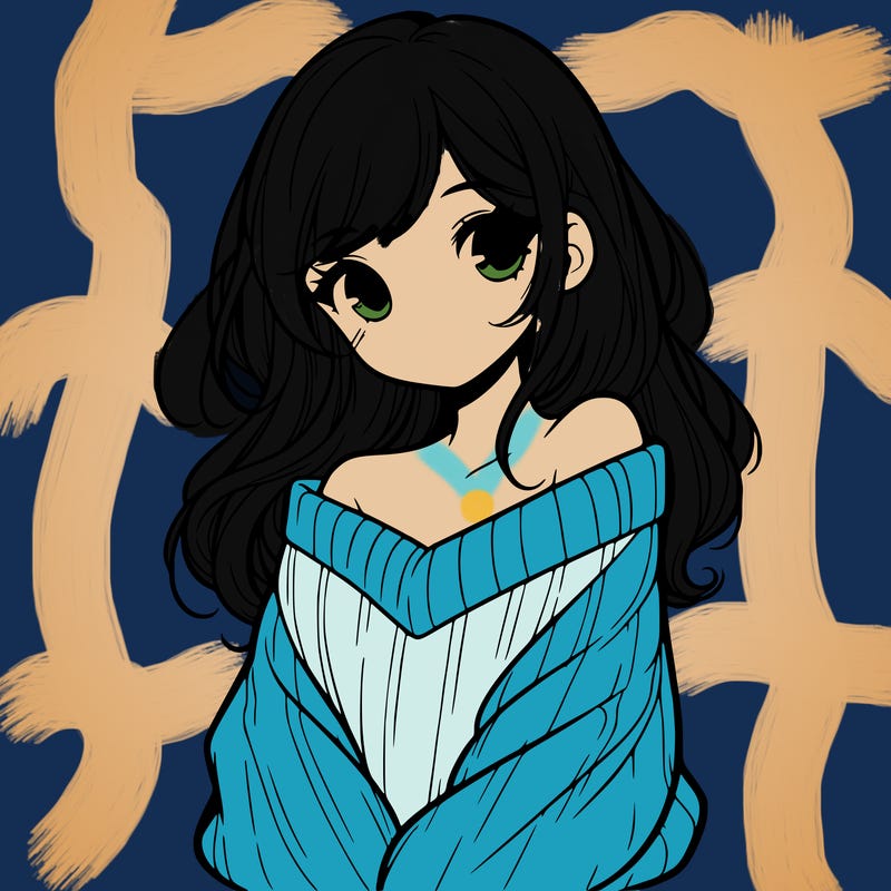 shy pretty girl wearing a sweater that is falling off one shoulder portrait