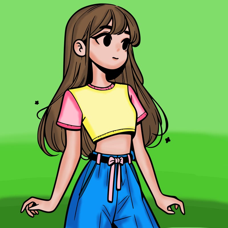 girl in a cute crop top