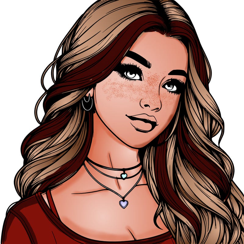 detailed realistic girl