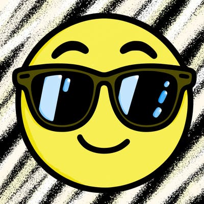 emoji with sunglasses