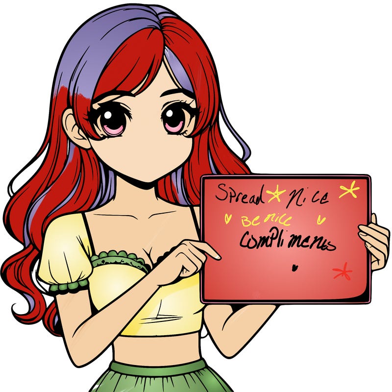 realistic pretty girl holding blank sign