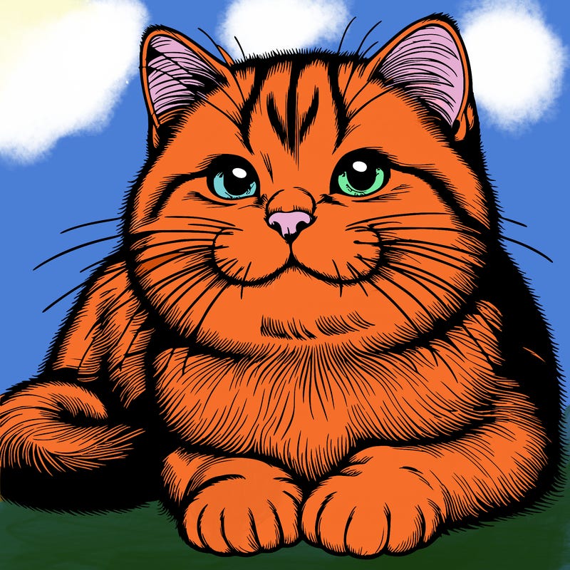 realistic cat