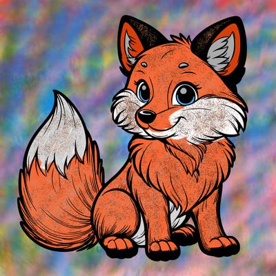 realistic fox