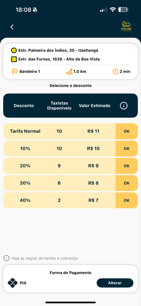 Taxi.Rio | Official & Secure Taxi App for Rio de Janeiro