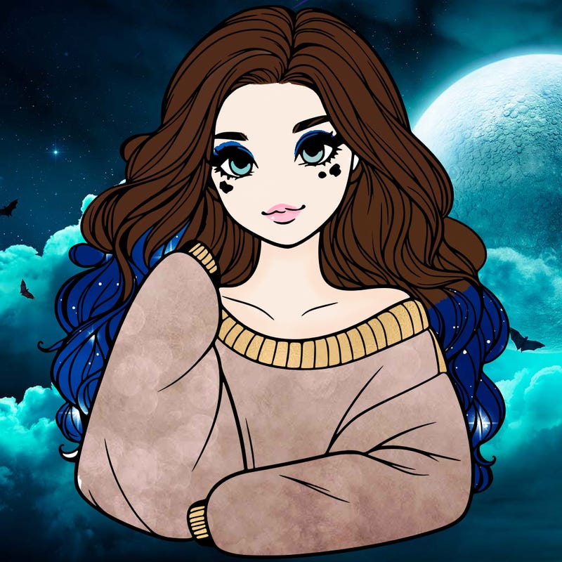 a beautiful girl in a big sweatshirt