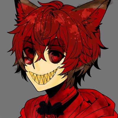 anime boy with wolf ears