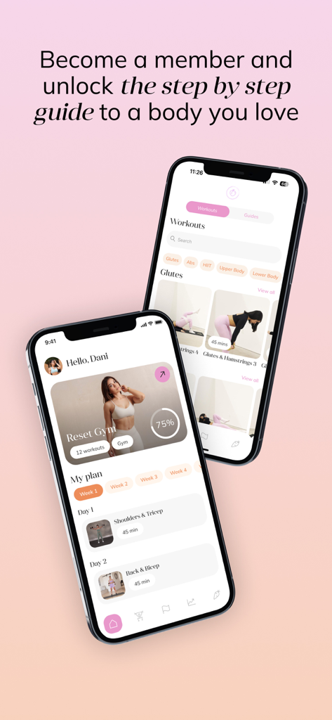 Dani Munoz Fit - Dani Munoz Fit app workout guide and progress tracking dashboard