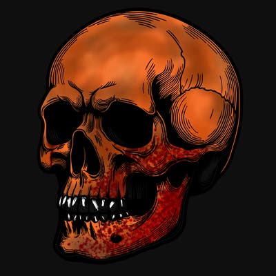 realistic skull