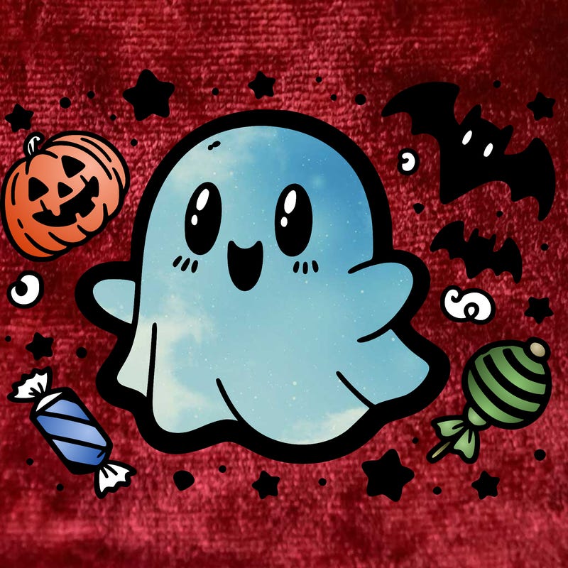 halloween cute little ghost